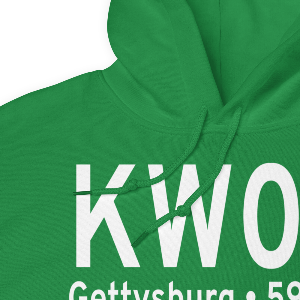 Gettysburg Regional Airport (KW05) ICAO Hoodie Sweatshirt 