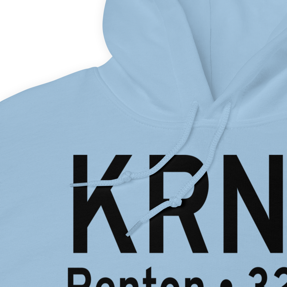 Renton Municipal Airport (KRNT) ICAO Hoodie Sweatshirt 