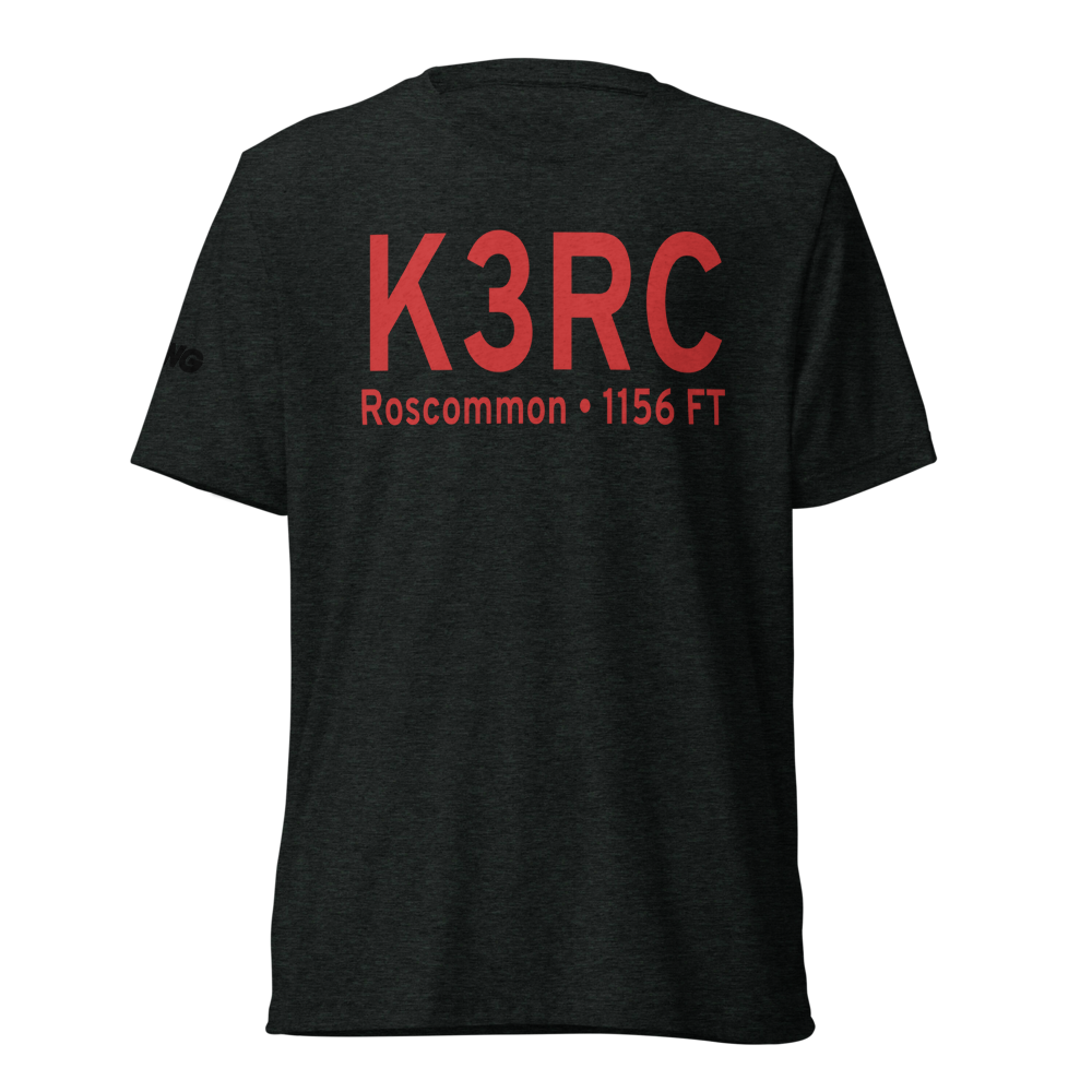 Roscommon Conservation Airport (K3RC) ICAO Tri-blend T-Shirt 