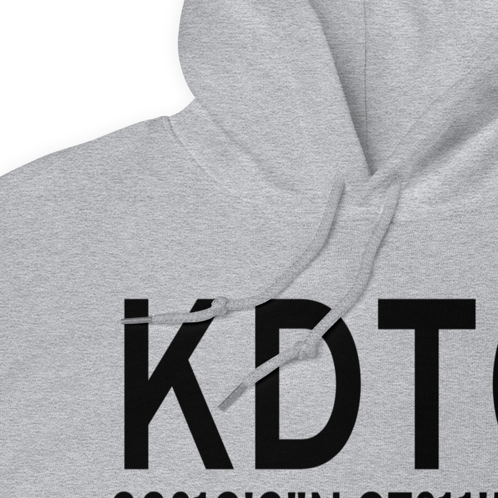 Denton Municipal Airport (KDTO) ICAO Hoodie Sweatshirt 