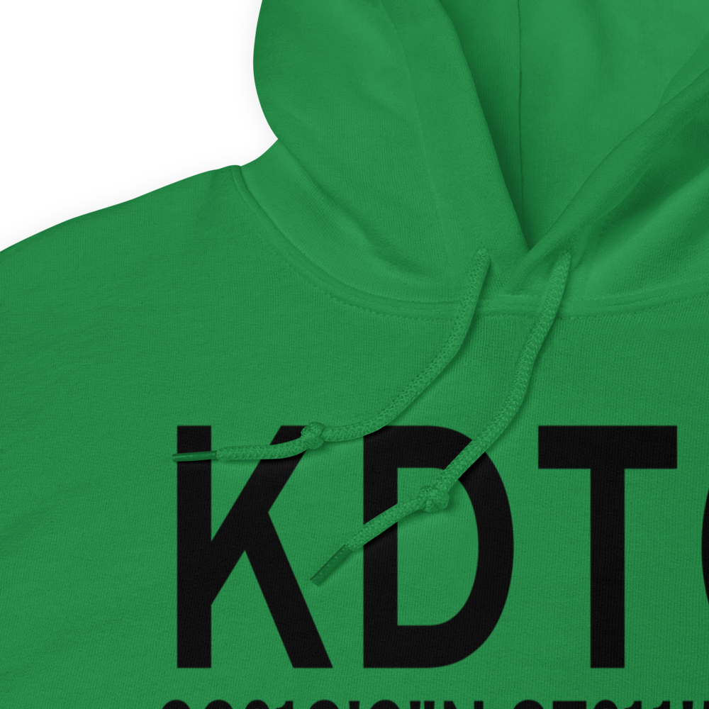 Denton Municipal Airport (KDTO) ICAO Hoodie Sweatshirt 