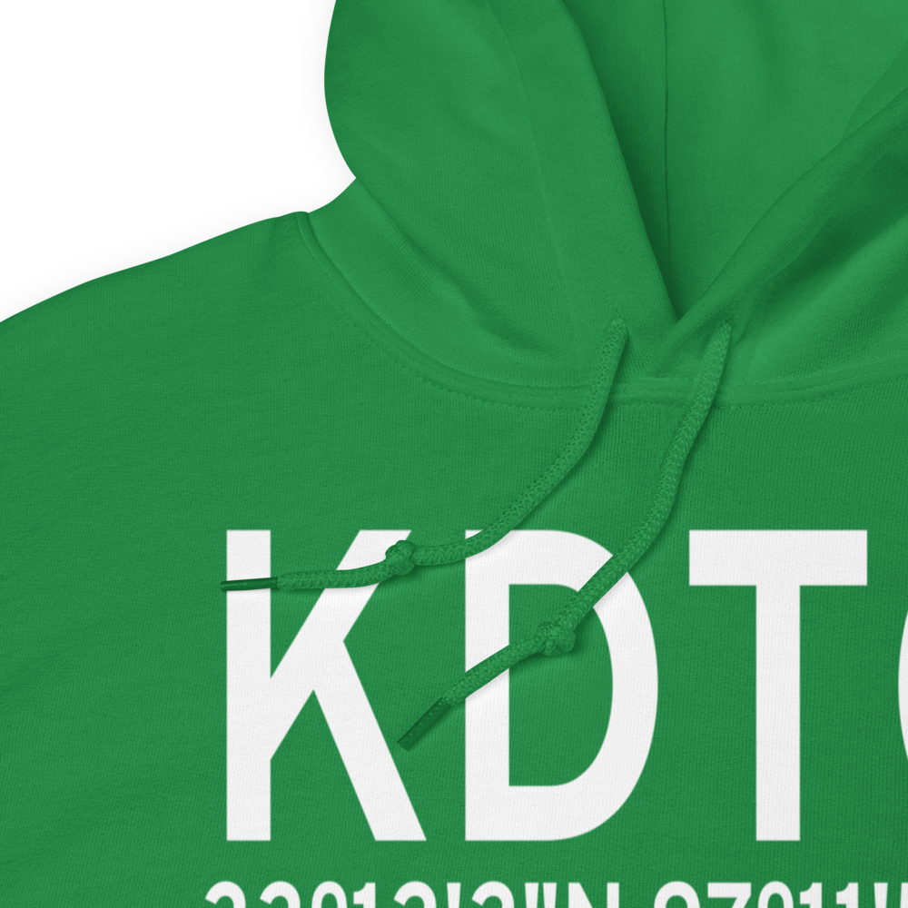 Denton Municipal Airport (KDTO) ICAO Hoodie Sweatshirt 