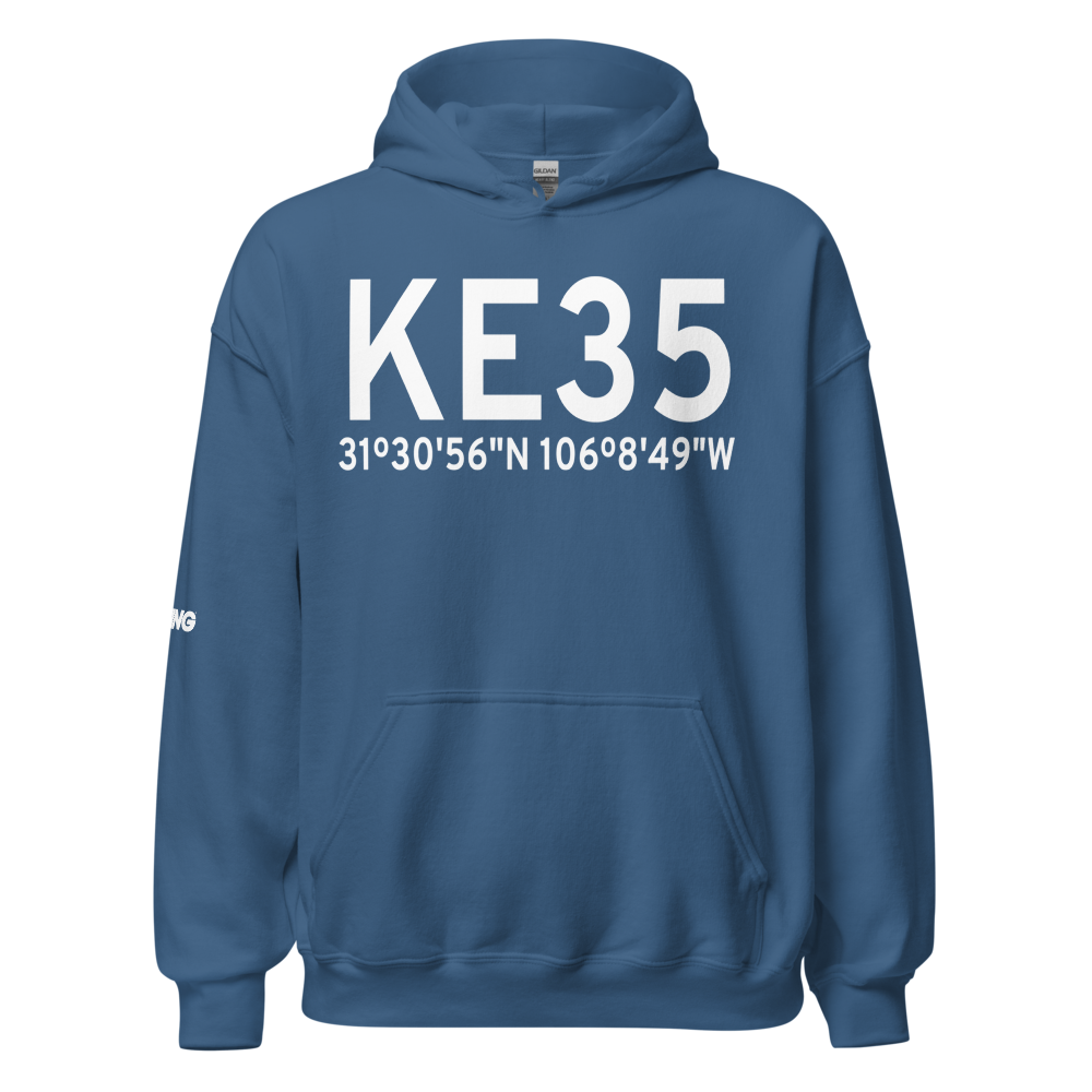 Fabens Airport (KE35) ICAO Hoodie Sweatshirt 
