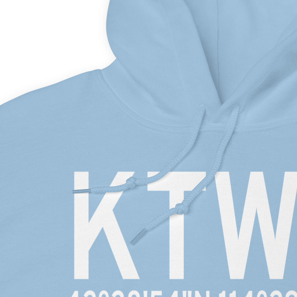 Joslin Field Magic Valley Regional Airport (KTWF) ICAO Hoodie Sweatshirt 