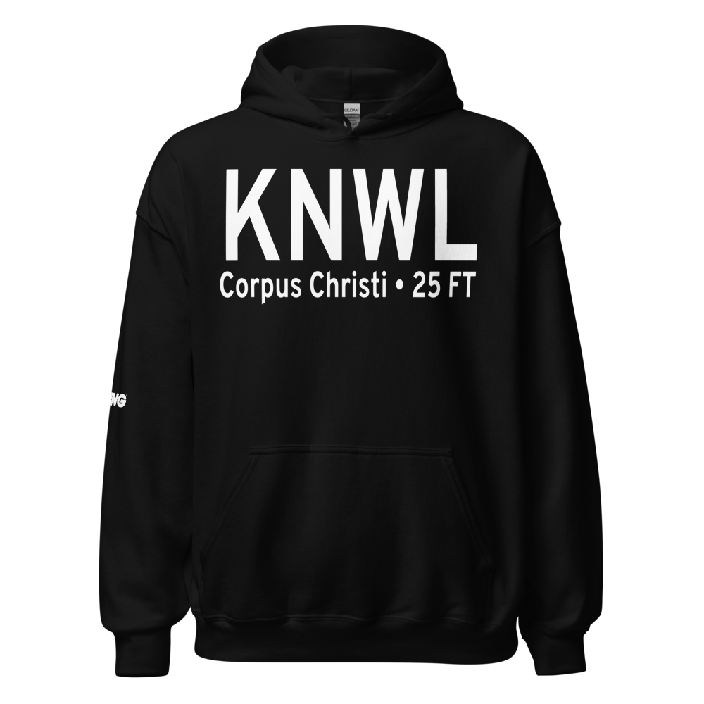 Waldron Field Nolf Airport (KNWL) ICAO Hoodie Sweatshirt 