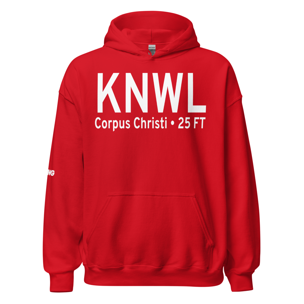 Waldron Field Nolf Airport (KNWL) ICAO Hoodie Sweatshirt 