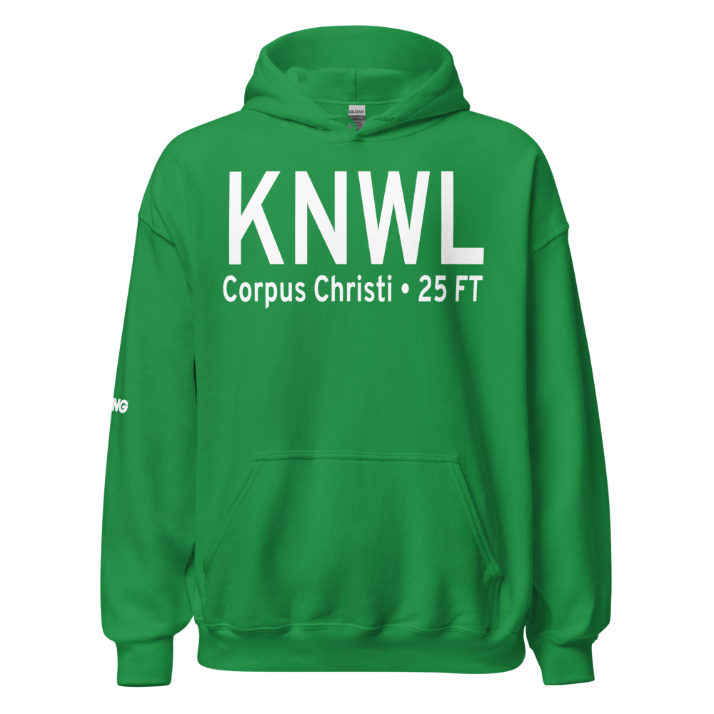 Waldron Field Nolf Airport (KNWL) ICAO Hoodie Sweatshirt 