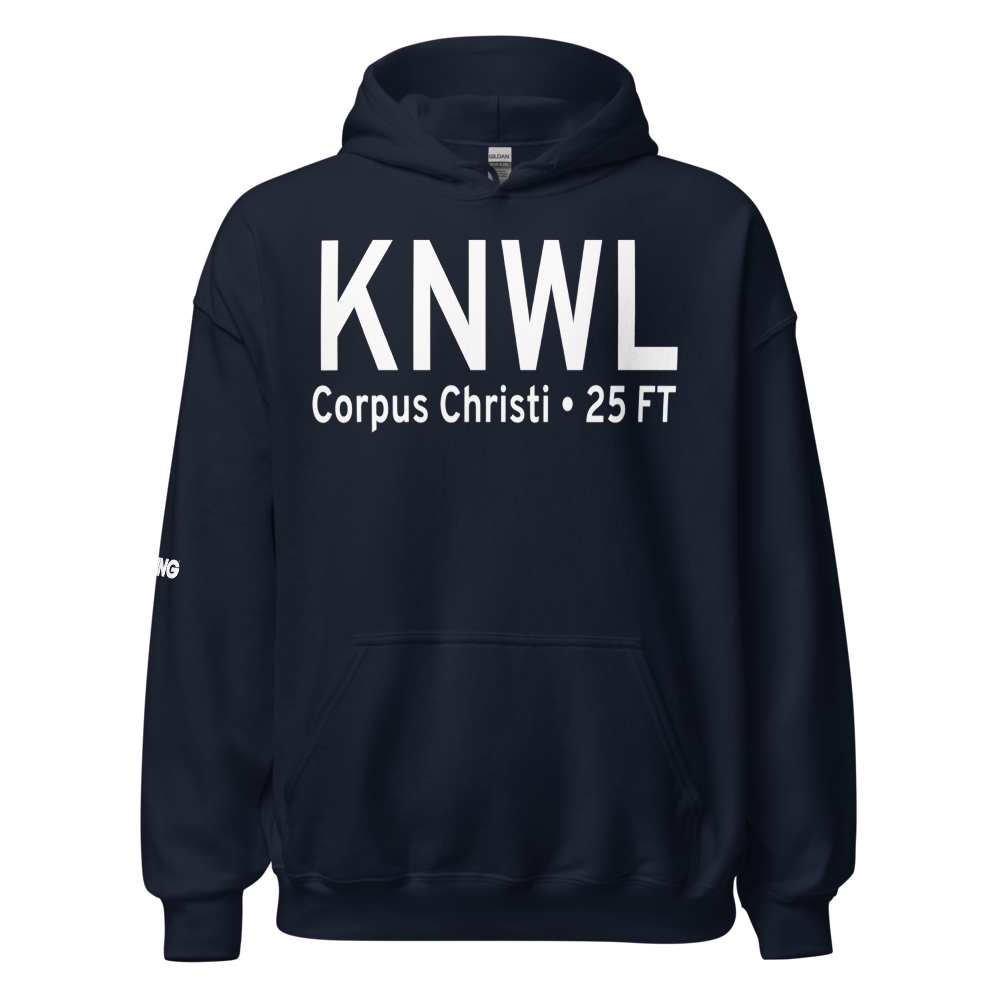 Waldron Field Nolf Airport (KNWL) ICAO Hoodie Sweatshirt 