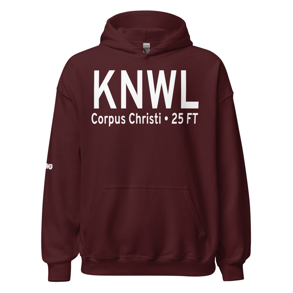Waldron Field Nolf Airport (KNWL) ICAO Hoodie Sweatshirt 