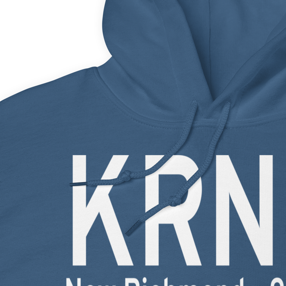 New Richmond Regional Airport (KRNH) ICAO Hoodie Sweatshirt 