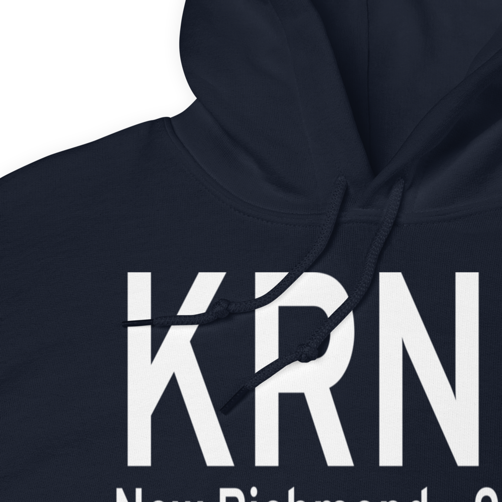 New Richmond Regional Airport (KRNH) ICAO Hoodie Sweatshirt 