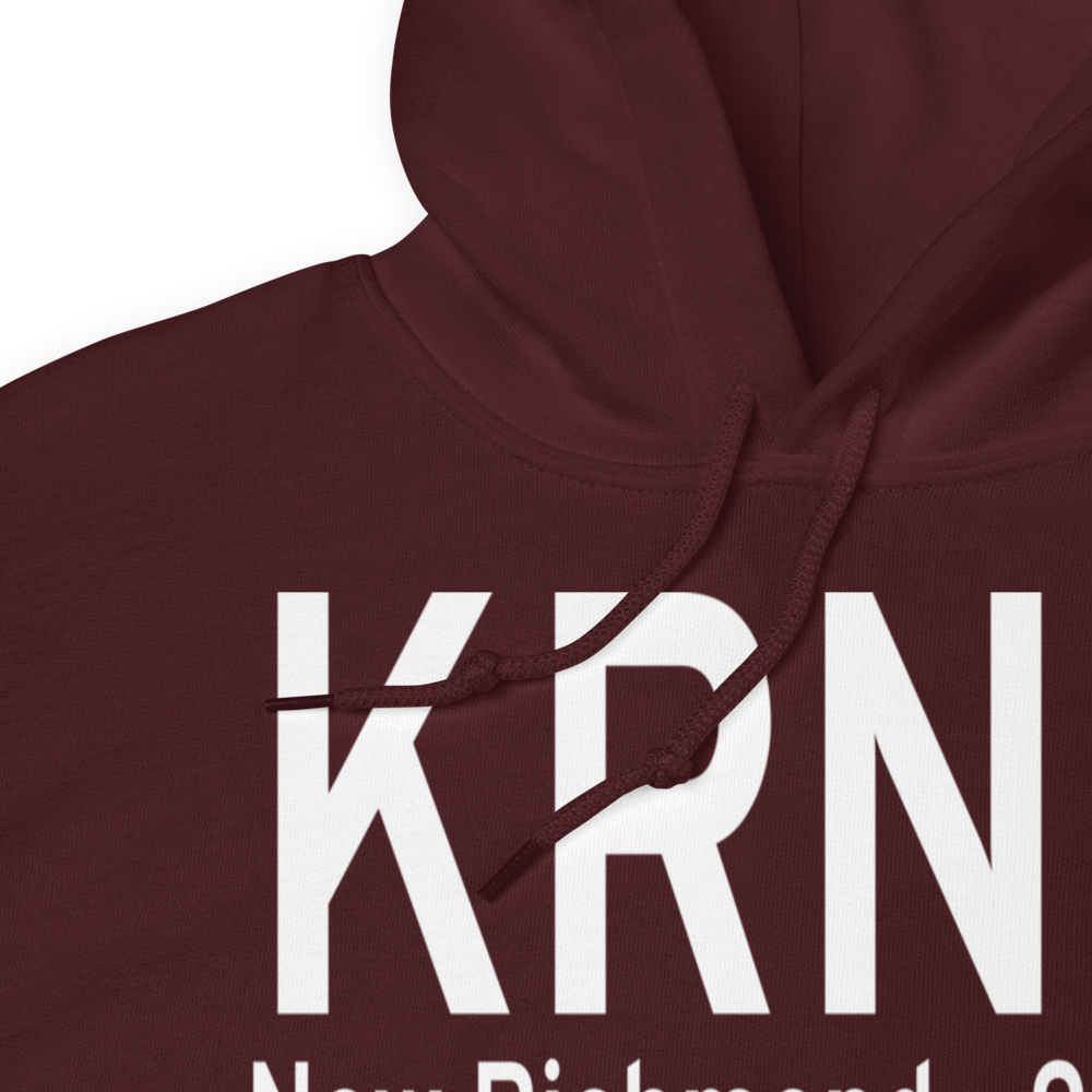 New Richmond Regional Airport (KRNH) ICAO Hoodie Sweatshirt 
