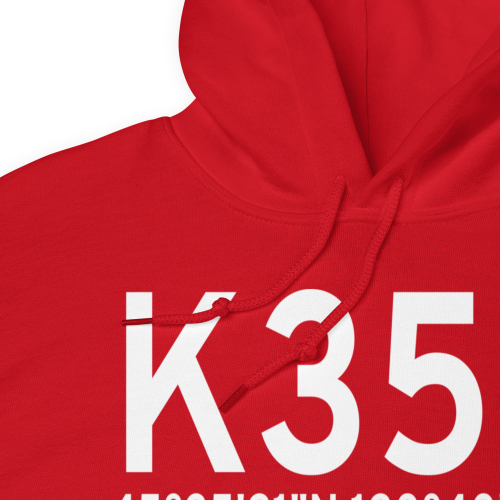Wasco State Airport (K35S) ICAO Hoodie Sweatshirt 