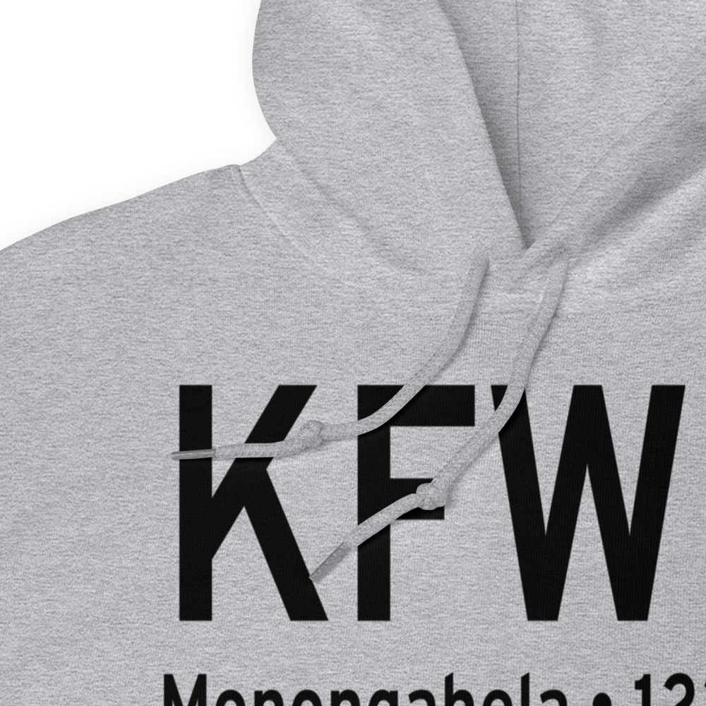 Rostraver Airport (KFWQ) ICAO Hoodie Sweatshirt 