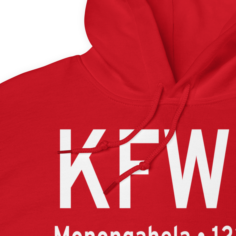 Rostraver Airport (KFWQ) ICAO Hoodie Sweatshirt 