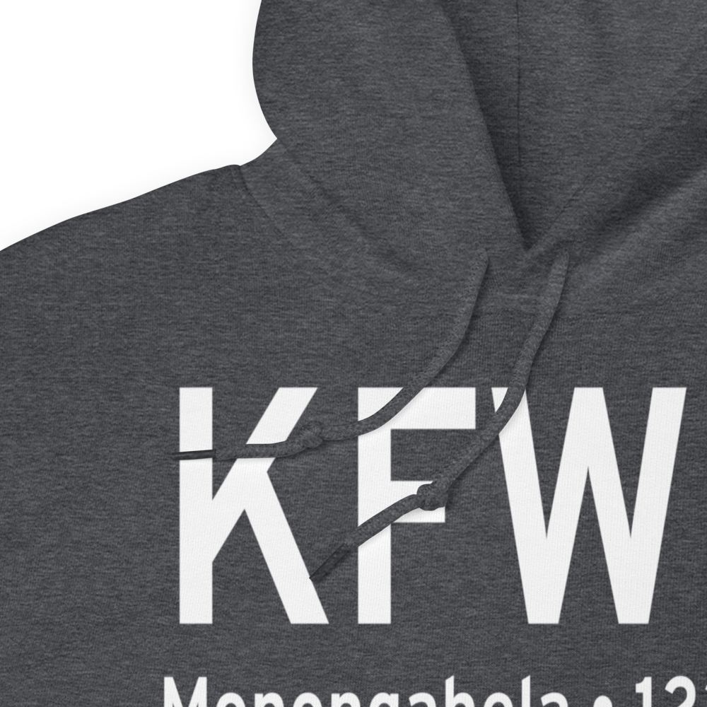 Rostraver Airport (KFWQ) ICAO Hoodie Sweatshirt 