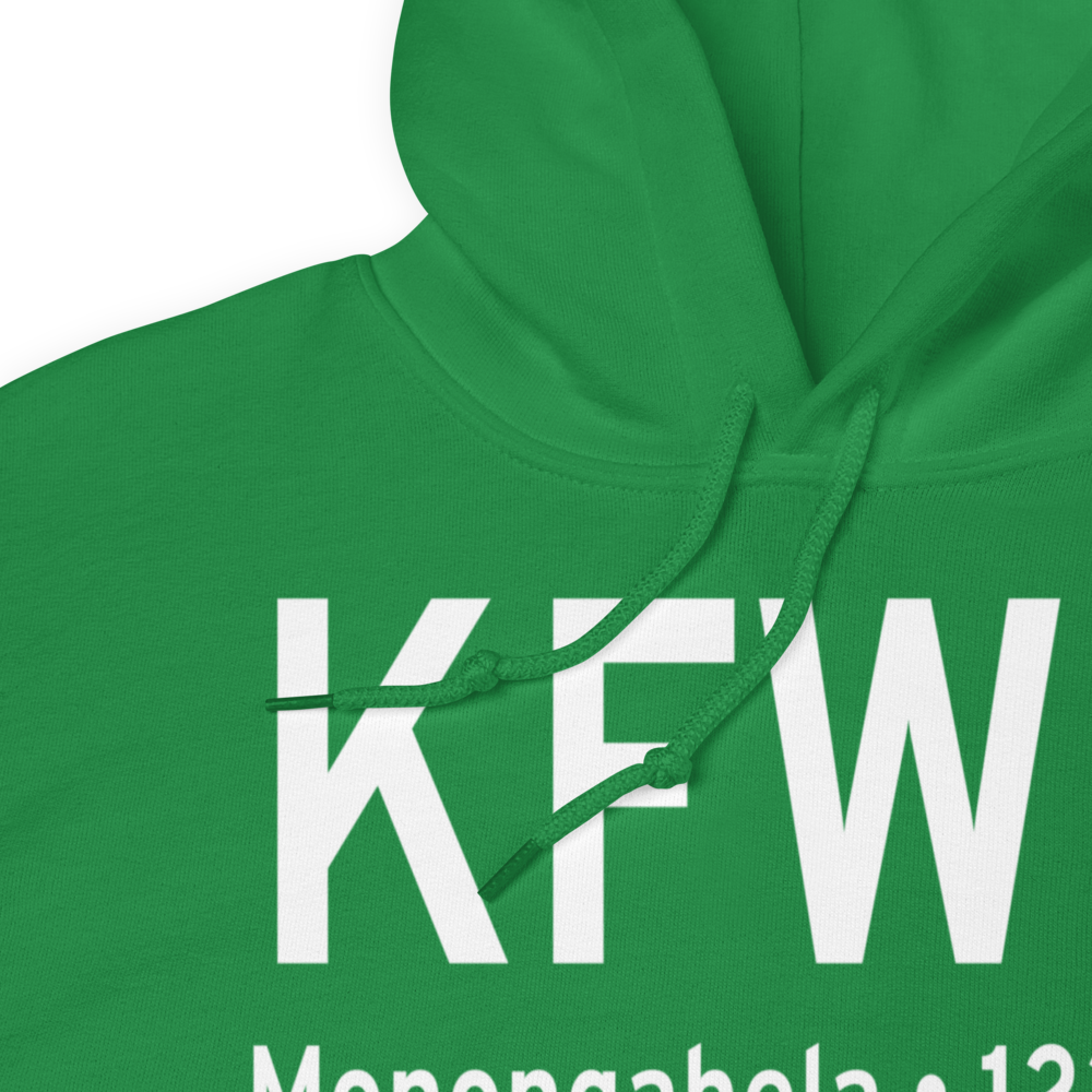 Rostraver Airport (KFWQ) ICAO Hoodie Sweatshirt 