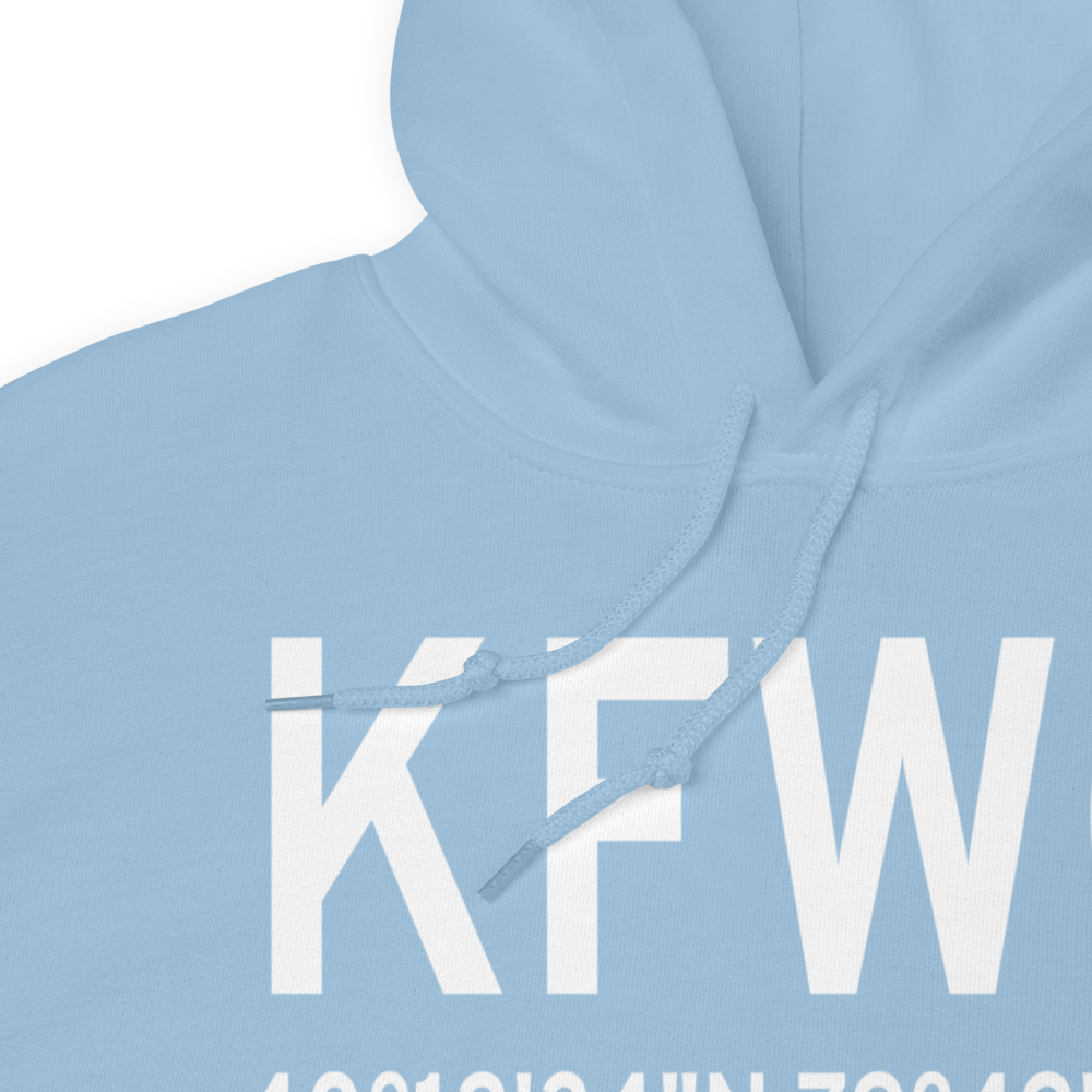 Rostraver Airport (KFWQ) ICAO Hoodie Sweatshirt 