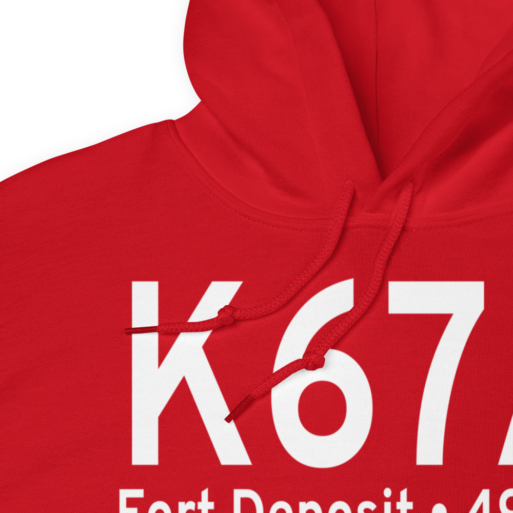 Fort Deposit Lowndes County Airport (K67A) ICAO Hoodie Sweatshirt 