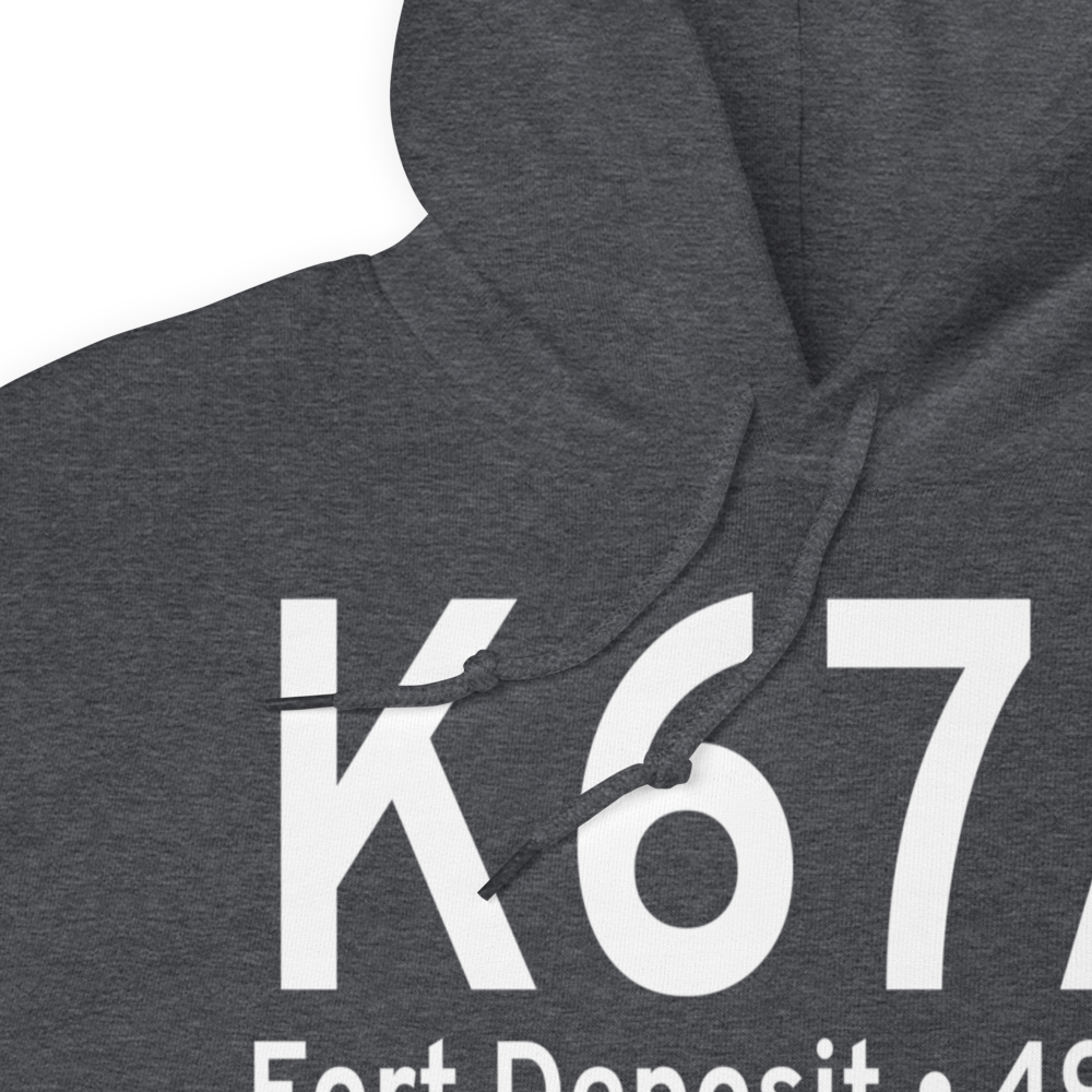 Fort Deposit Lowndes County Airport (K67A) ICAO Hoodie Sweatshirt 