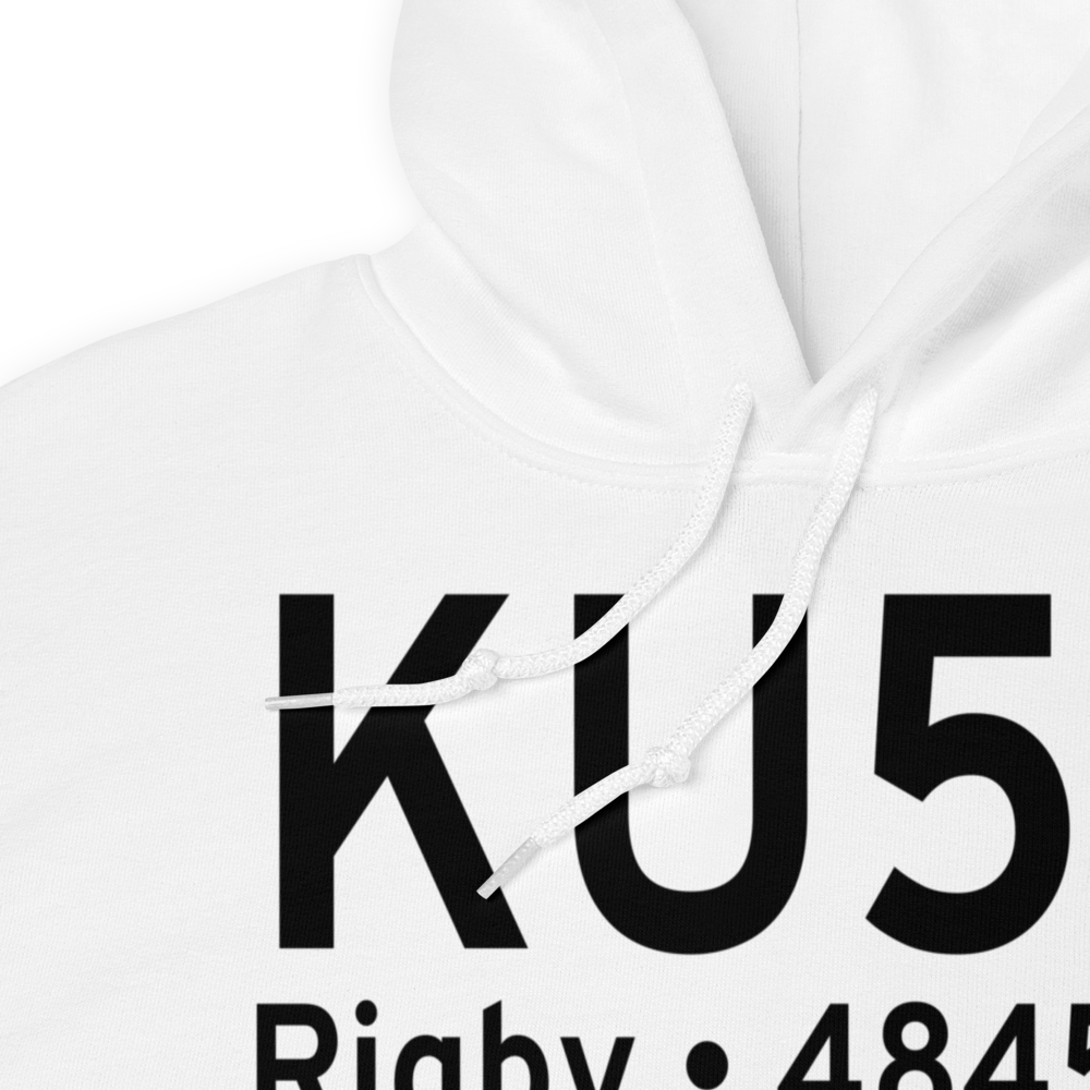 Rigby Jefferson County Airport (KU56) ICAO Hoodie Sweatshirt 
