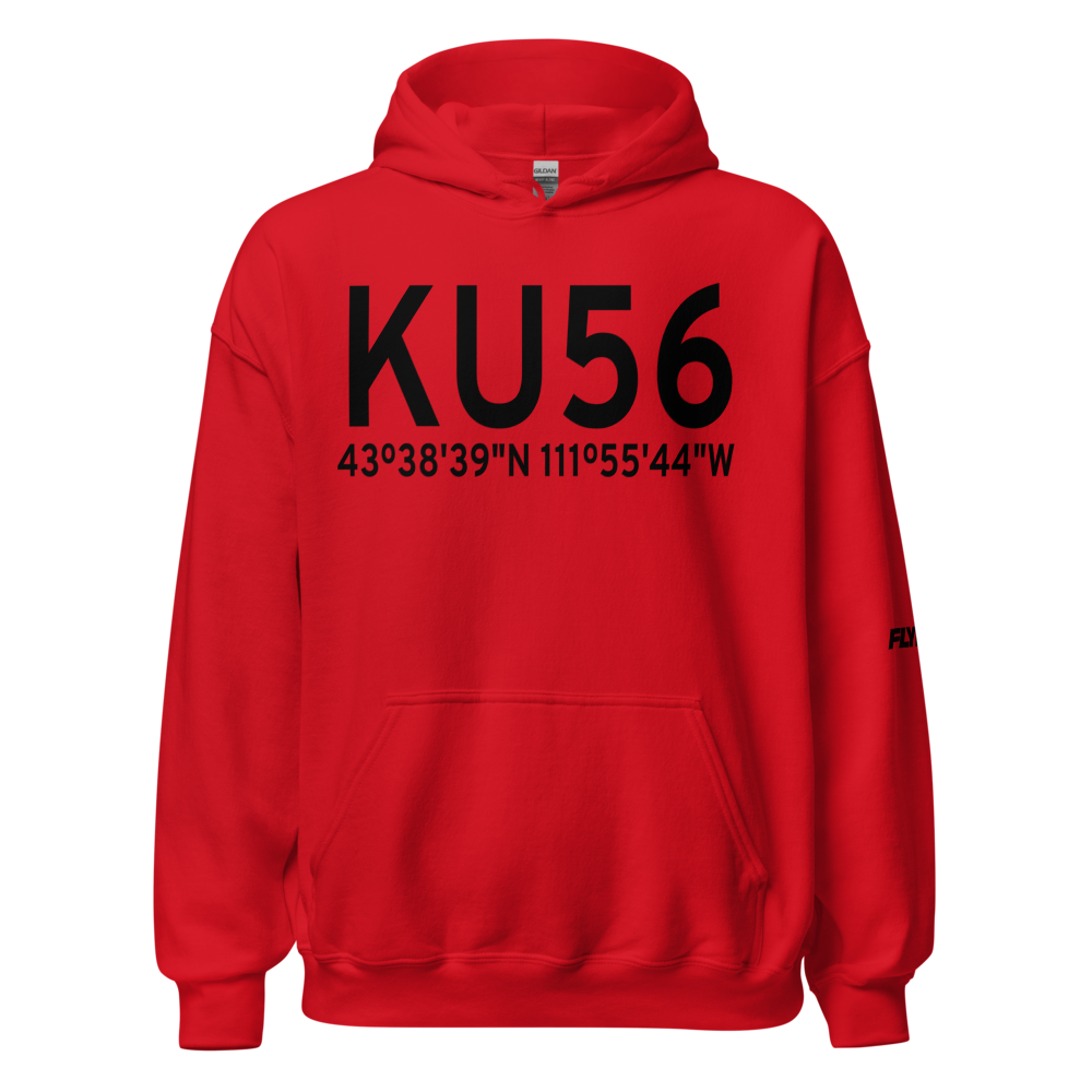 Rigby Jefferson County Airport (KU56) ICAO Hoodie Sweatshirt 