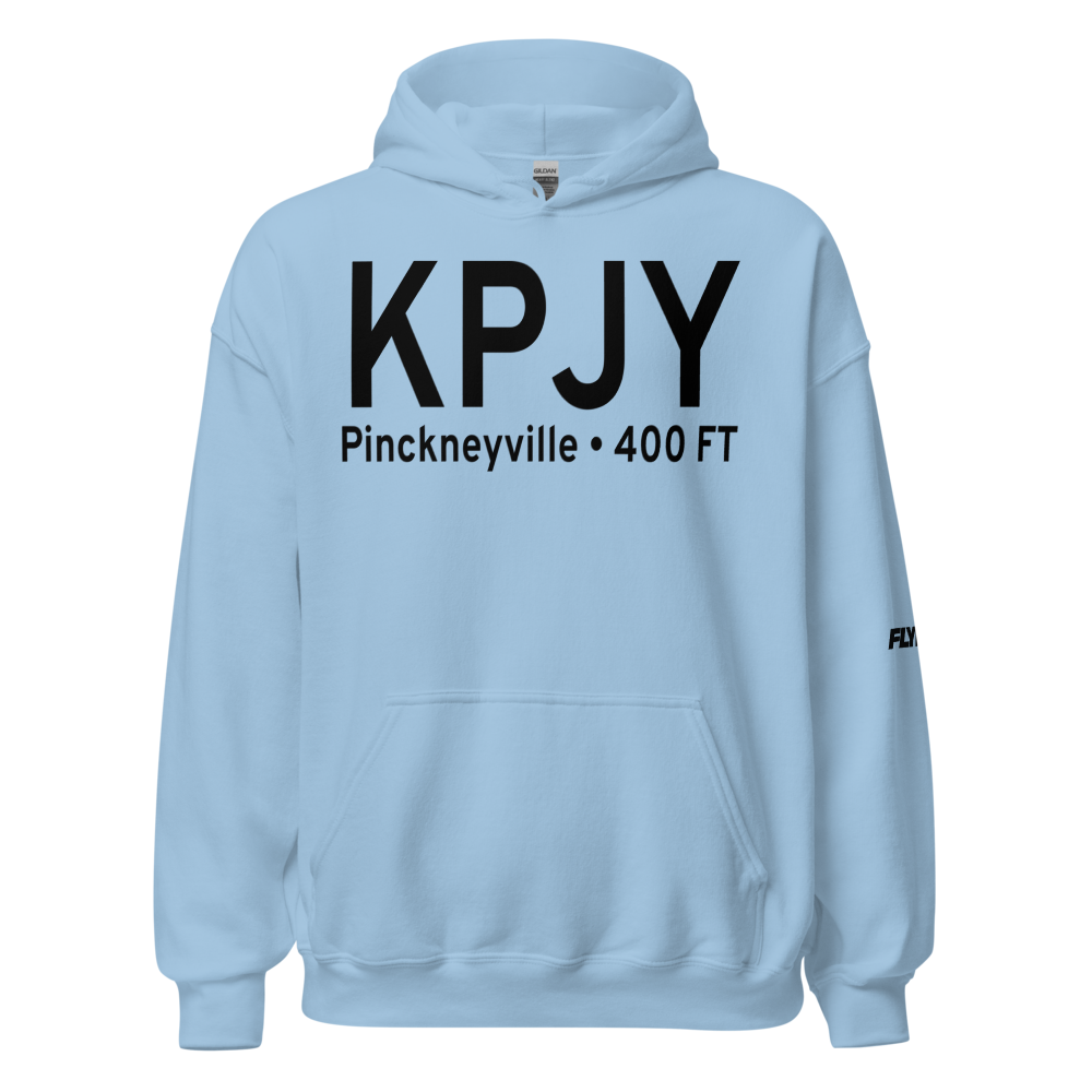 Pinckneyville Du Quoin Airport (KPJY) ICAO Hoodie Sweatshirt 