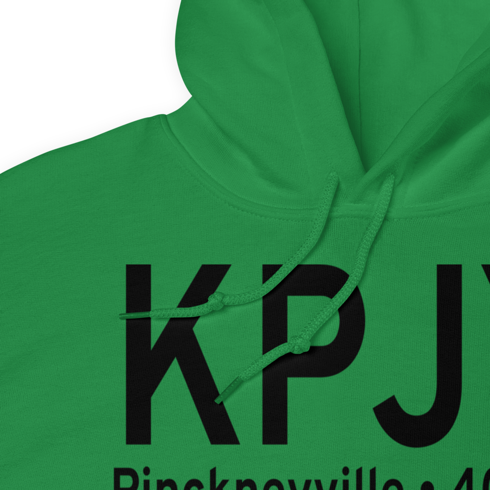 Pinckneyville Du Quoin Airport (KPJY) ICAO Hoodie Sweatshirt 