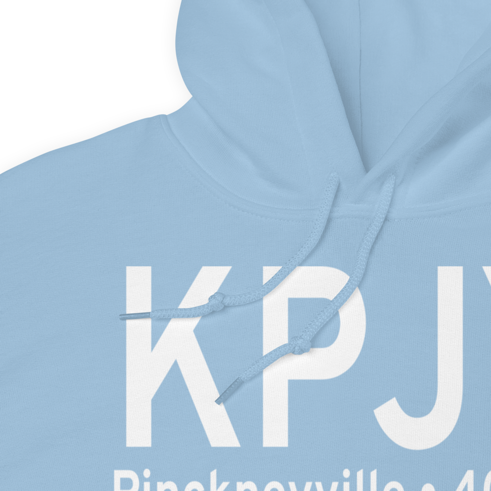 Pinckneyville Du Quoin Airport (KPJY) ICAO Hoodie Sweatshirt 