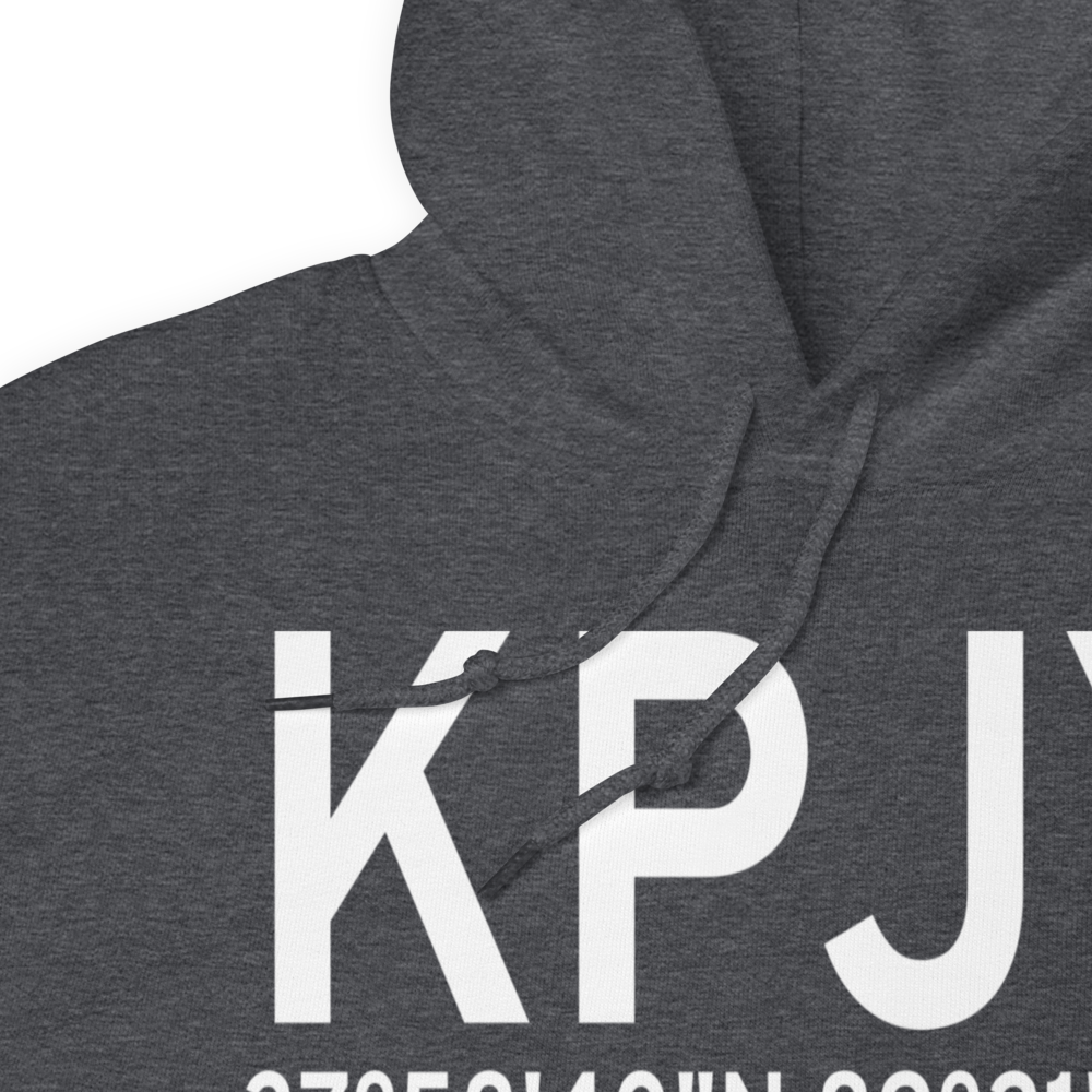 Pinckneyville Du Quoin Airport (KPJY) ICAO Hoodie Sweatshirt 