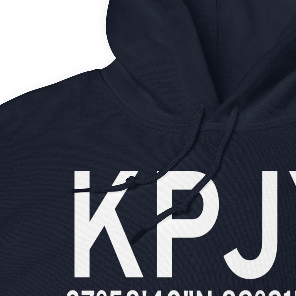 Pinckneyville Du Quoin Airport (KPJY) ICAO Hoodie Sweatshirt 
