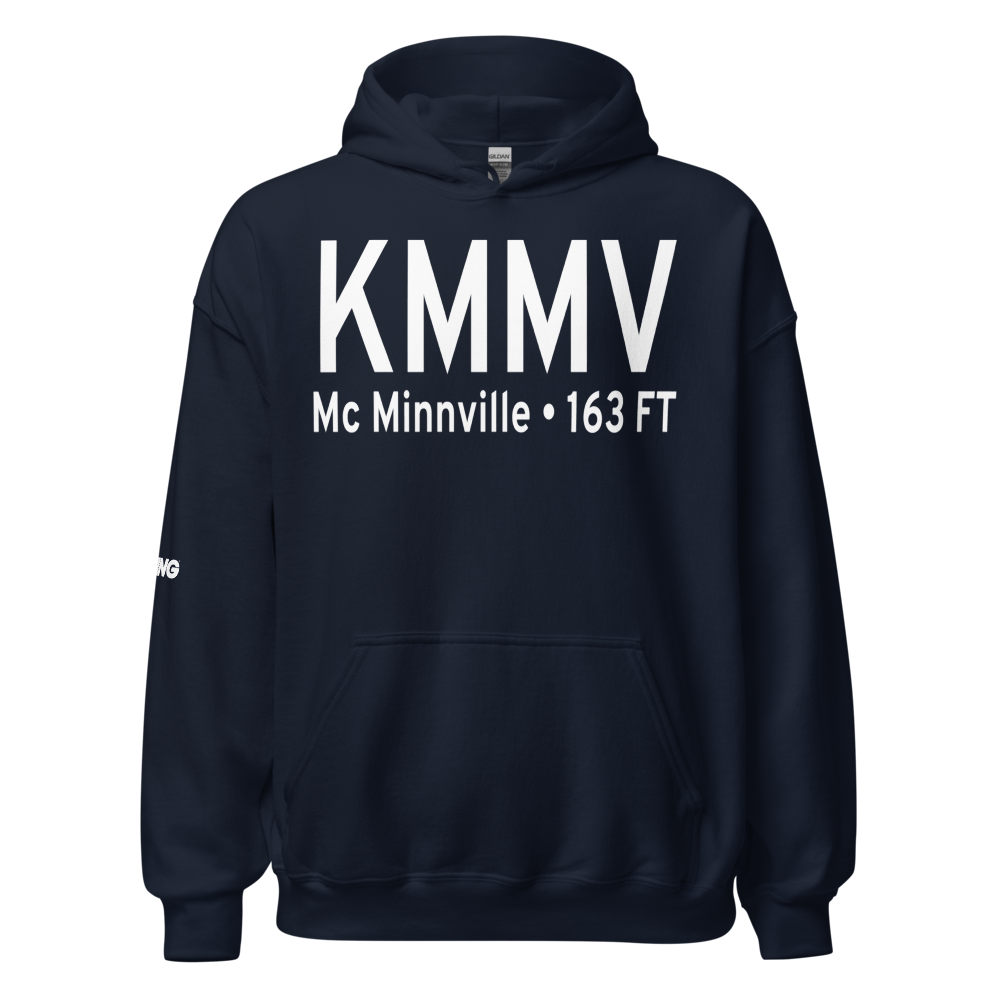 Mc Minnville Municipal Airport (KMMV) ICAO Hoodie Sweatshirt 