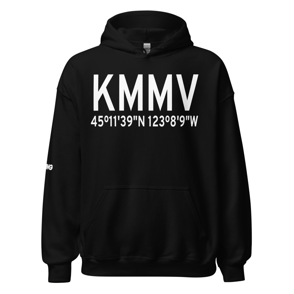 Mc Minnville Municipal Airport (KMMV) ICAO Hoodie Sweatshirt 