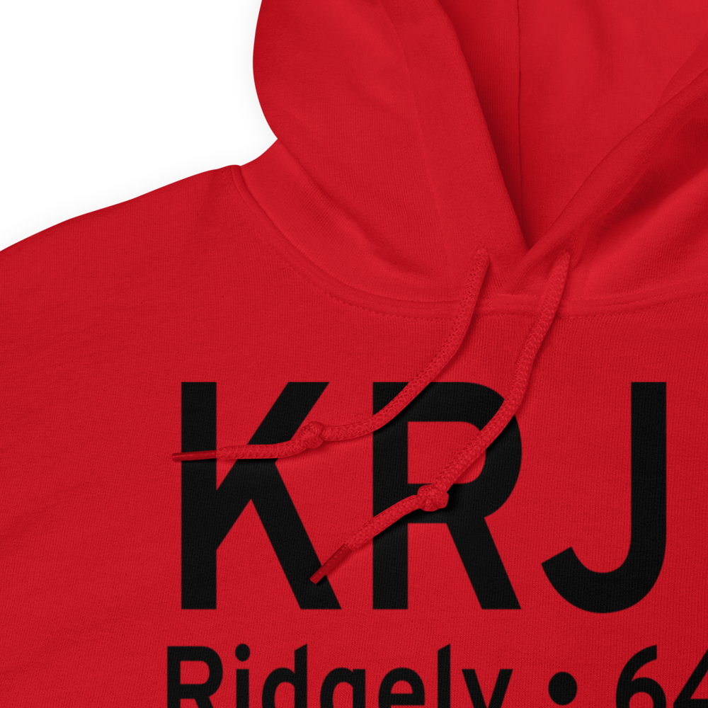 Ridgely Airpark (KRJD) ICAO Hoodie Sweatshirt 