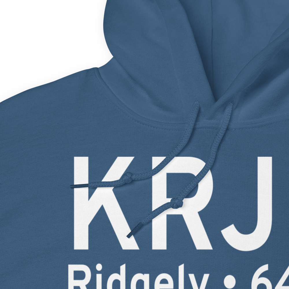 Ridgely Airpark (KRJD) ICAO Hoodie Sweatshirt 