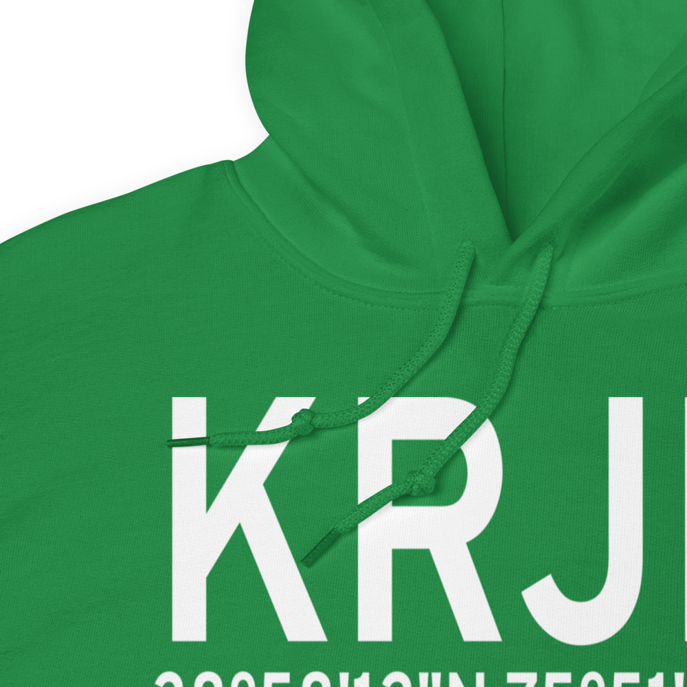 Ridgely Airpark (KRJD) ICAO Hoodie Sweatshirt 
