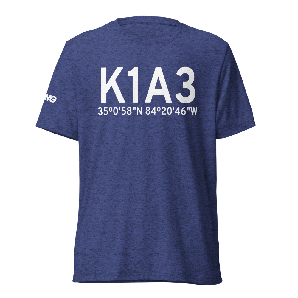 Martin Campbell Field (K1A3) ICAO Tri-blend T-Shirt 