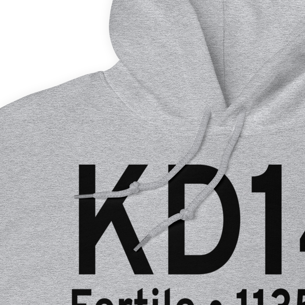 Fertile Municipal Airport (KD14) ICAO Hoodie Sweatshirt 