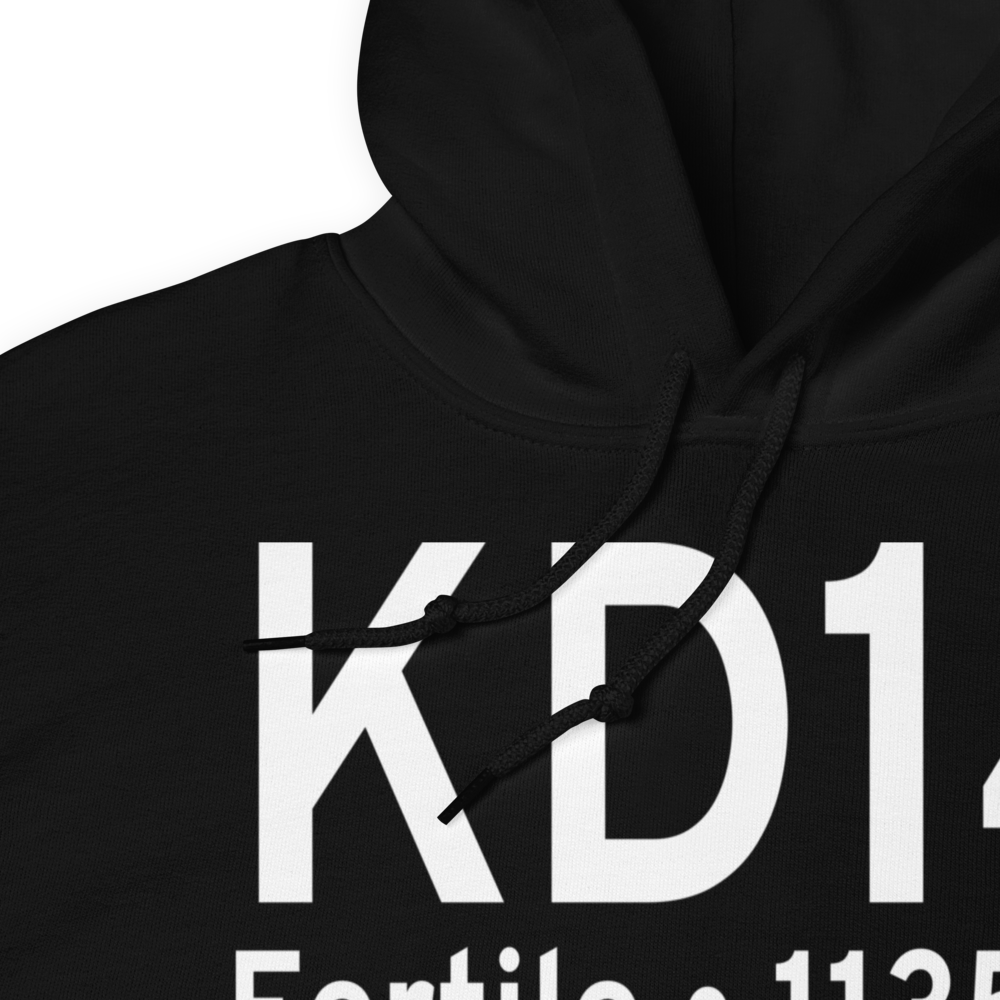 Fertile Municipal Airport (KD14) ICAO Hoodie Sweatshirt 