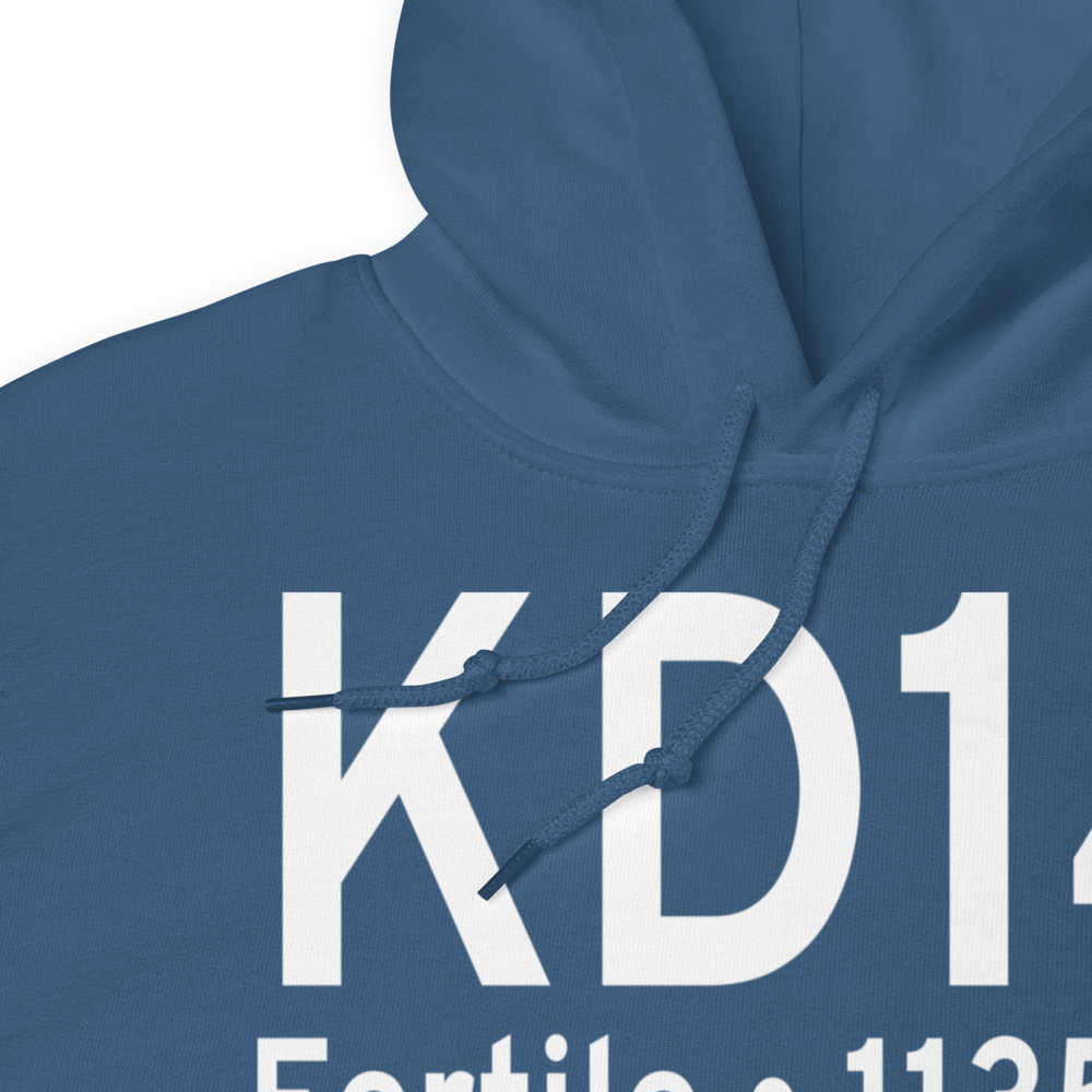 Fertile Municipal Airport (KD14) ICAO Hoodie Sweatshirt 