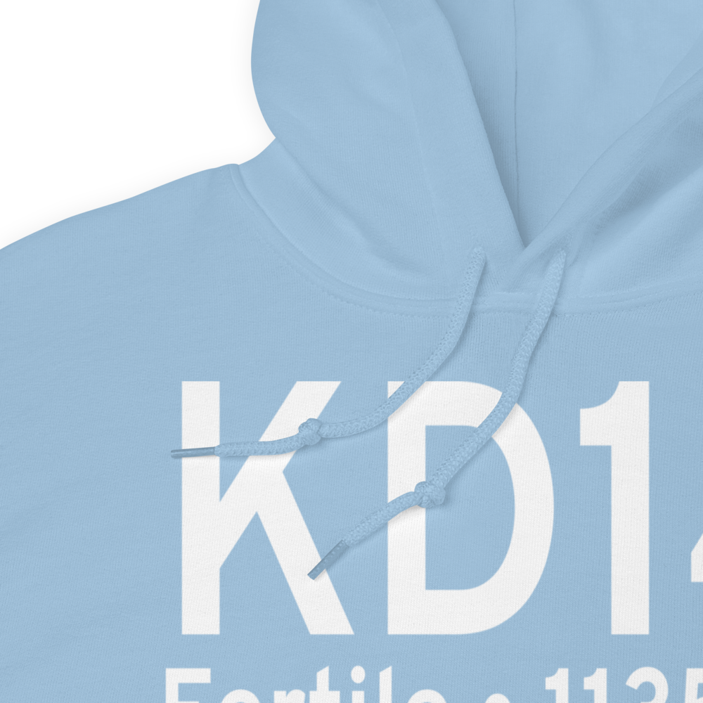 Fertile Municipal Airport (KD14) ICAO Hoodie Sweatshirt 