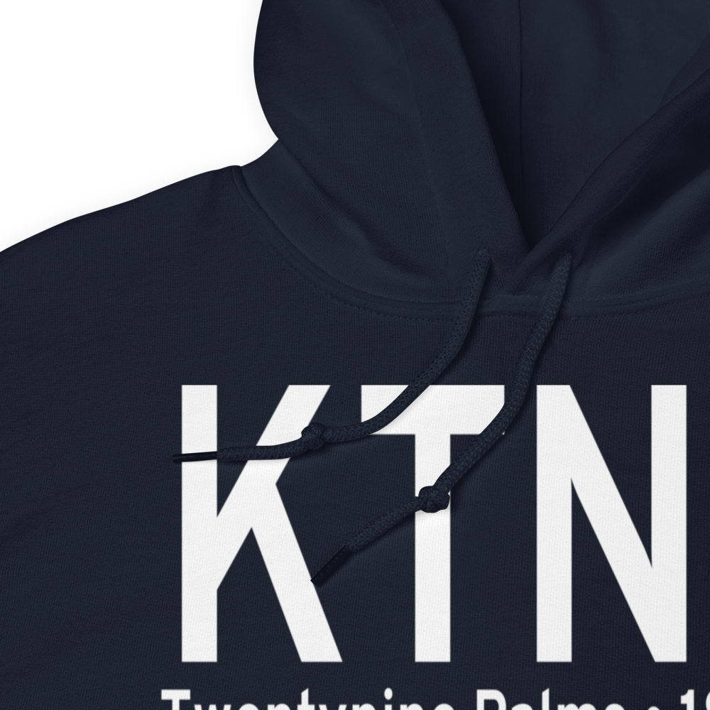 Twentynine Palms Airport (KTNP) ICAO Hoodie Sweatshirt 