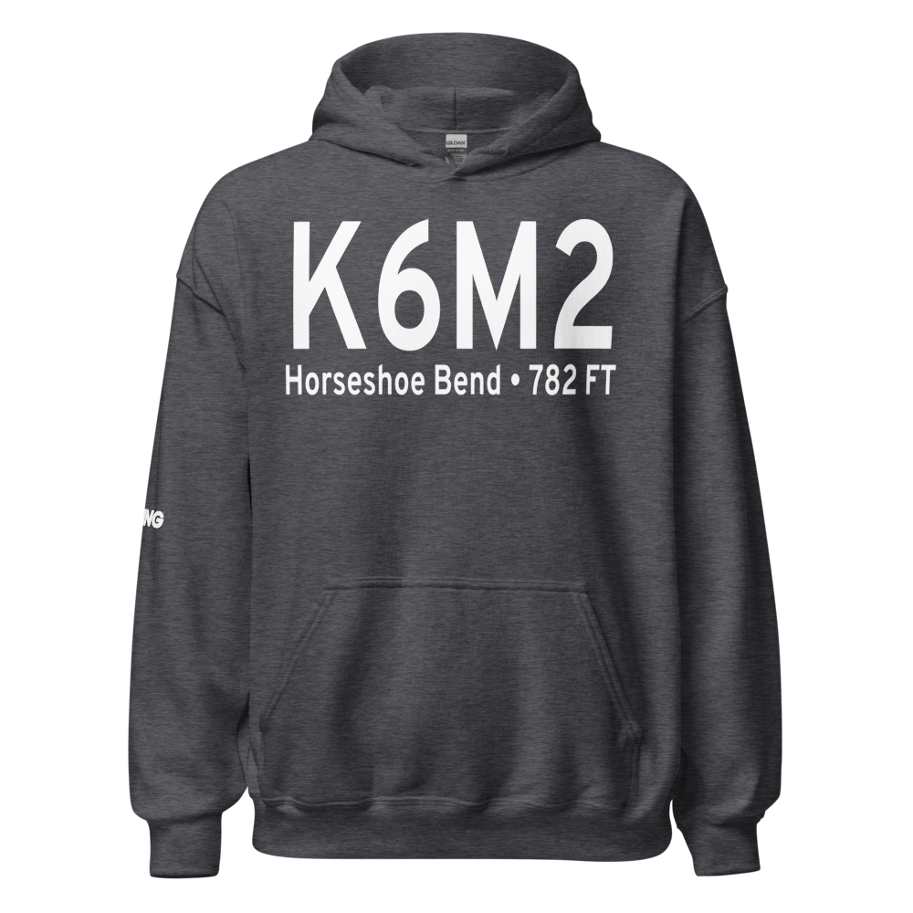 Horseshoe Bend Airport (K6M2) ICAO Hoodie Sweatshirt 