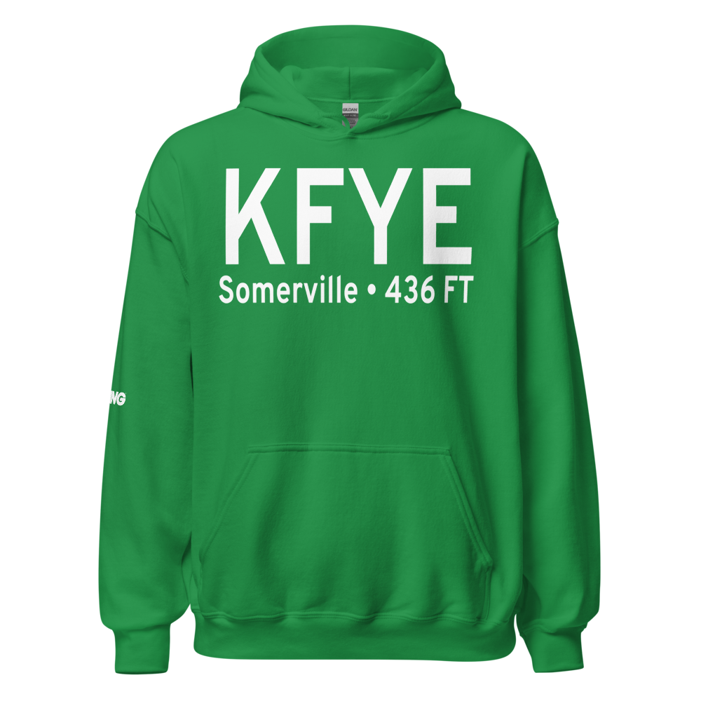 Fayette County Airport (KFYE) ICAO Hoodie Sweatshirt 