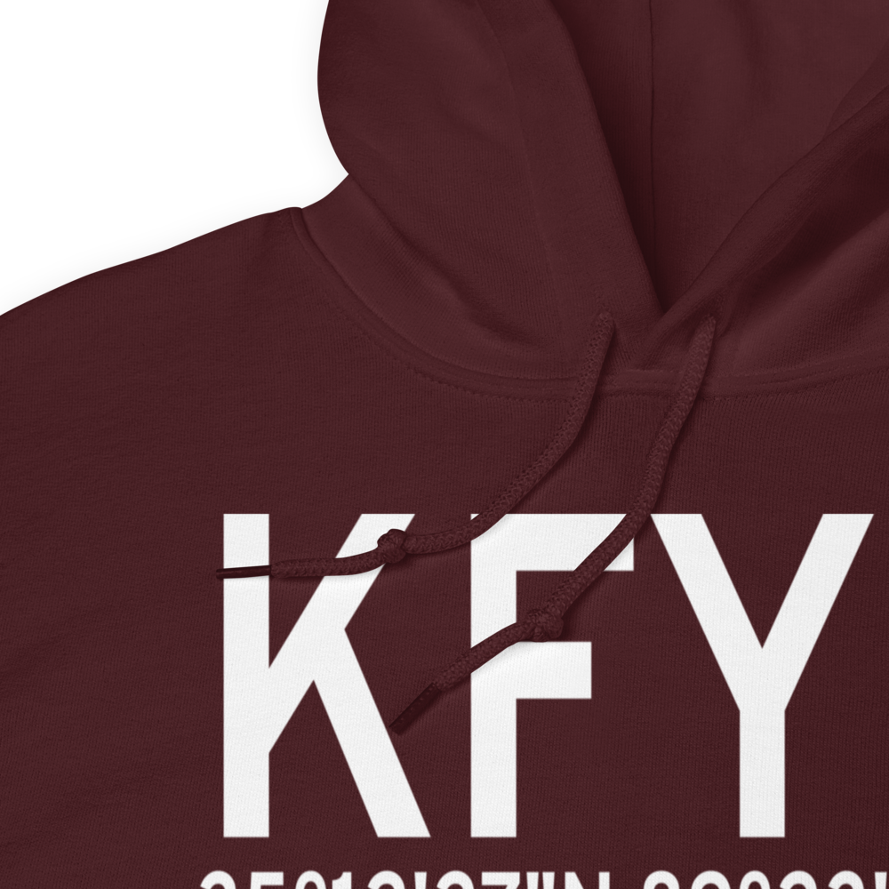 Fayette County Airport (KFYE) ICAO Hoodie Sweatshirt 