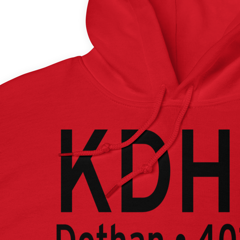 Dothan Regional Airport (KDHN) ICAO Hoodie Sweatshirt 