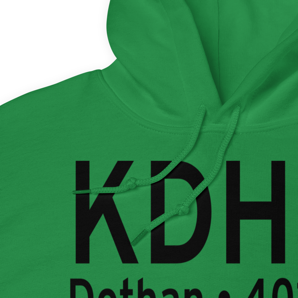 Dothan Regional Airport (KDHN) ICAO Hoodie Sweatshirt 