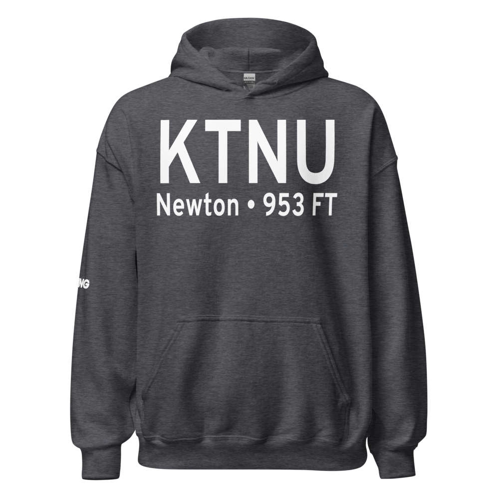 Newton Municipal Airport (KTNU) ICAO Hoodie Sweatshirt 
