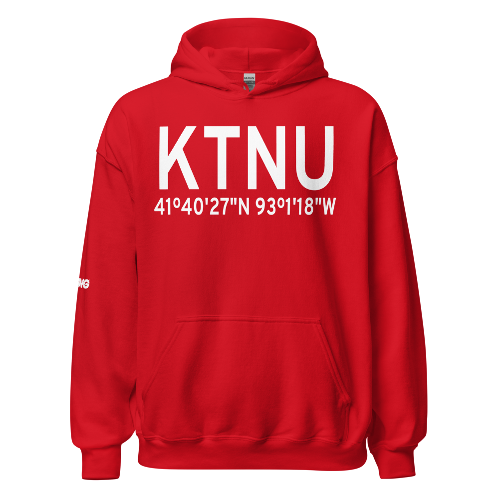 Newton Municipal Airport (KTNU) ICAO Hoodie Sweatshirt 