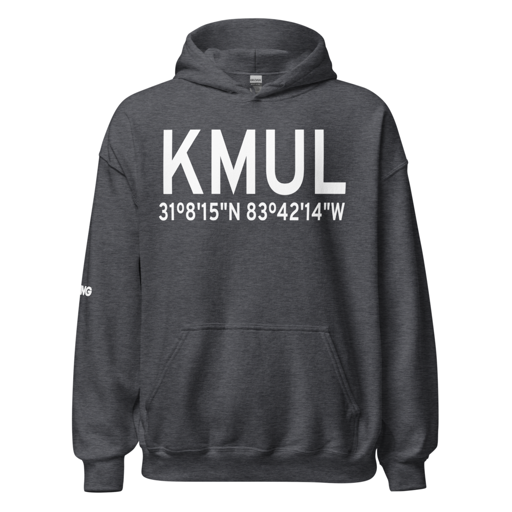 Spence Airport (KMUL) ICAO Hoodie Sweatshirt 